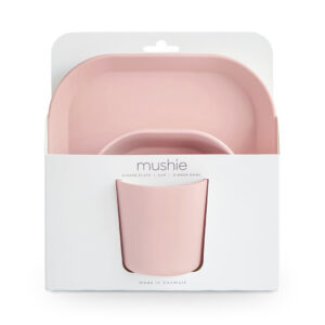 Mushie® set za hranjenje – Blush