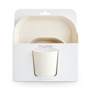 Mushie® set za hranjenje – Ivory