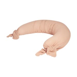Nobodinoz® muslin nosečniška blazina in blazina za dojenje Wabi-Sabi – Powder Pink